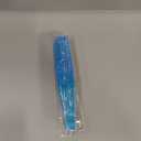 Fumwase Foldable Feather Fan Embroidered Flower Handheld Chinese Folding Fans 1920s Feather Fan Flapper Hand Fan for Costume Party Wedding Dancing Decoration (Light Blue)