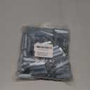 Wensilon(100 pcs) 3/8"-16 Coupling Nuts zinc, Extended Hexagon Plated Steel Rod Coupling Nuts