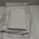 King Size 4 Piece Sheet Set - Comfy Breathable & Cooling Bed Sheets Set - Hotel Luxury Bedding for Women, Men, Kids, Teens, Boys & Girls - Deep Pockets, Soft and Wrinkle Free - Oeko-Tex - Light Grey