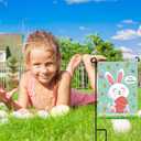 2 x 3 Pack Valentine's Day & St. Patrick's Day Burlap House Flags - Double Sided, 12x18 Inch, Easter Garden Flags