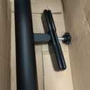 Patio Umbrella Holder Easy Installation - Space Saving Umbrella Holder Design - Outdoor Umbrella Base and Mount - Attaches to Railing Maximizing Outdoor Patio Space and Shade, Black