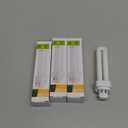 KOR (Pack of 4) 13W CFL Double Tube Bulbs  G24Q-1 (4-Pin) Base  3500K Soft White  Compatible Replacement for Sylvania CF13DD/E/835, Philips PL-C 13W/835/4P, GE F13DBX/835/ECO4P