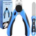 Pet Nail Clipper Grooming Set with Nail File for Dogs & Cats | Professional Pet Nail Clipper & Trimmer Set with Nail File, Ergonomic Handle for Safe & Easy Claw Grooming of Dogs & Cats