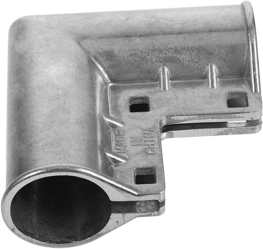 POPETPOP Chain Link Fence Corner Bracket 3.58X3.58X1.57In Zinc-Plated Fence Gate Hardware for Repair and Assembly Outdoor Farm Garden Use