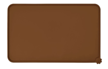 Waterproof Pet Feeding Mat with High Raised Edges, Heavier and Thicker Placemats for Cat Dog Water Bowl with BPA Free, Dogs Cats Food Mats for Messy Drinkers to Prevent Spill and Protect Floors