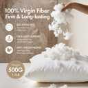 MIULEE 18x18 Pillow Inserts 4 Pack, 100% Virgin Fiber Filling Throw Pillows