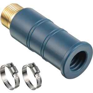 1 Pack Universal Faucet Hose Adapter, Thickened Sink Hose Attachment for Faucet, Flexible Silicone Sleeve Water Hose Connector for RV Garden Hose Damaged/Stripped Faucet Threads or Threadless Faucet