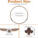 Microwave Turntable Ring 8.74inch,11 mm-Microwave Turntable Coupler Rollers for Smooth Heating