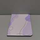 TopPerfekt Case for iPad 11th (A16) 11-inch 2025 / iPad 10th Generation 10.9-inch 2022 - TPU Shockproof Frame and Folio Leather Cover [Pencil Holder, Auto Sleep/Wake] Purple Abstract