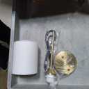 Rechargeable Table Lamp, Battery Operated, Touch Control, Brass, 3 Pack