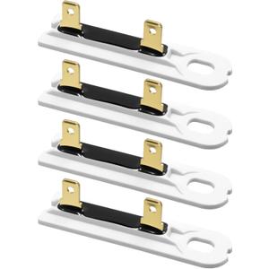 4 Pcs WP3392519 Dryer Thermal Fuse, High Temperature Cut-Off Switch Compatible with Whirlpool KitchenAid Dryers, Replaces 3388651 694511 AP6008325, Universal Replacement Part