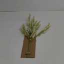 Factory Direct Craft Cream Artificial Heather Bush - Faux Wispy Cream Heather Wildflower Bush for Flower Arrangements and Spring or Summer Decorations