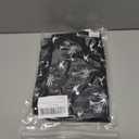 UNICOMIDEA Men Swim Trunks with Compression Liner 9 Inch Long Board Shorts (Large, A1 Black White)