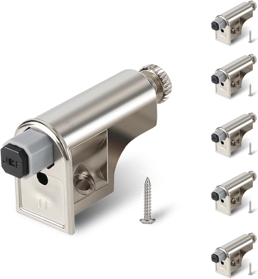 5 Pcs Soft Close Cabinet Door Damper, Universal Soft Close Door Dampers for Cabinet Doors/Wardrobe/Kitchen/Bookcases, Hydraulic Cabinet Buffer Damper, Silent Door Closing, with self-Closing Mechanism