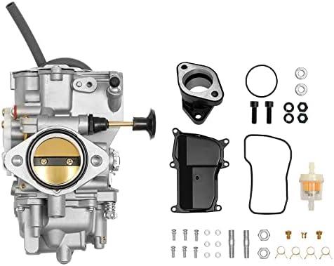 Carburetor Carb with Intake Manifold for ATV Yamaha 1987-1990 & 1992-1995 Moto-4 350 YFM350 | 1987-2004 Warrior 350 YFM350 | 1987-1998 Big Bear 350 YFM350 | 1996-1998 Kodiak 400 YFM400