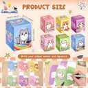 2 x 24 Pcs Welcome Back to School Gifts for Students Mini Stuffed Animal Keychains Bulk Little Plush Toys with Box for First Day of School Classroom Party Gift for Goodie Bag Fillers(Cats)