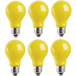 6 Packs 3W A60 LED Bug Light Bulbs Yellow LED Bulbs E26 Outdoor Bug Light Bulb 25W Equivalent 2000K Amber Glow Bug Light Bulb Night Light for Bedroom Garden Patio Porch Backyard Hallway 6 Packs 3W A60 LED Bug Light Bulbs Yellow LED Bulbs E26 Outdoor Bug Light Bulb 25W Equivalent 2000K Amber Glow Bug Light Bulb Night Light for Bedroom Garden Patio Porch Backyard Hallway
