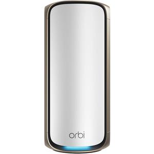 NETGEAR Orbi 970 Series (RBE970) Quad-Band WiFi 7 Mesh Add-on Satellite - Works with Existing 970 Series Mesh System or Router - Adds Coverage up to 3,300 sq. ft. - BE27000 802.11be 