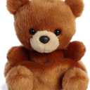 Aurora® Adorable Palm Pals™ Artie Bear™ Stuffed Animal - Pocket-Sized Play - Collectable Fun - Brown 5 Inches
