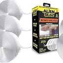 Alien Draft Seal Insulation Tape 49 Feet Transparent Silicone Weather Stripping Door Seal Strip and Under Door Draft Stopper for Window Seal and Door Bottom Seal As Seen On TV- Pack of 2