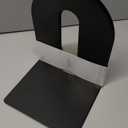 Officemate Heavy Duty Bookends, Non-Skid Base, Black, Pair