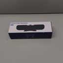 Cirqon Computer Speakers for Desktop PC Monitor, Easy Volume Knob, Sturdy Clamp, Basic Sound, Laptop Speakers with Compact Design, USB/USB C Adapter for Power and Audio (Black)