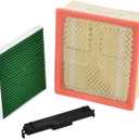 53034051AB 68406048AA Air Filter kit for Dodge Ram 1500 2500 3500 4500 5500 for Cummins 6.7L 6.7 Diesel 2011-2020 6.4L 6.4 Gas 2019-2020 for Journey for Compass for Chrysler 200