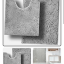 Bathroom Rugs Sets 2 Piece,Super Absorbent Soft,Thick,Machine Washable