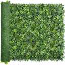 Artificial Green Wall Roll: 60"x120" UV-Anti Faux Ivy Greennery Boxwood Privacy Backdrop Fence Screen Panels for Party Garden Decor,Indoor Outdoor Patio Balcony
