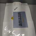 BagDream White Gift Bags 10x5x13 50Pcs Large Kraft Paper Bags with Handles Bulk for Shopping, Merchandise, Retail, Grocery, Party Favor 100% Recyclable Paper Sacks