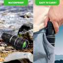 Monocular Telescope, Upgrade 40 x 60 Portable Telescope, Monoculars for Adults High Powered, Suit Stargazing, Hunting, Bird Watching, Hiking Travel, Camping, Black