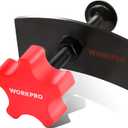 WORKPRO Brake Pad Spreader, Disc Brake Pad Spreader Tool, Brake Caliper Compressor Tool for Compressing Inner Pad, 360 Degree Swivel Joint Brake Piston Compression Tool for Cars & Light Trucks (Standard)