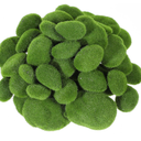 Artificial Moss Rocks 5 Size Decorative Moss Stones Green Moss Covered Stones Fake Moss Decor for Floral Arrangements Crafting
.
