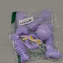 6 Pack Dog Chew Toys, Purple, Small Dog Teething Toys, Soft Durable Interactive Toys for Puppies