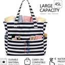 LEDAOU Beach Bag Waterproof Sandproof Women Beach Tote Pool Bag with Zipper for Swim Gym Grocery Travel with Wet Pocket | Sandproof, with Zipper, for Gym, Grocery, Travel, with Wet Pocket