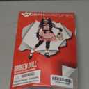 Morph Broken Doll Costume Girls - Creepy Doll Costume for Kids Girl - Scary Halloween Costumes for Girls Kids Cracked Dolls (Large)