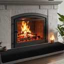 BALAPET Thick Memory Foam Fireplace Baby Proofing, 90.5x14 in Soft Fireplace Cover Hearth Cushion Baby Proof, Velvet Protectors for Children Proofing, Edge Protector, (Black,14x90.5in)