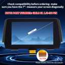 TsuperU Touch Screen Digitizer Replacement for GML8611J0 36-Pin 2015 2016 Mazda 6 Radio Screen, Anti-Glare Glass Touchscreen No Whitening or Fogging fit Mazda 6 Display OEM Navigation System