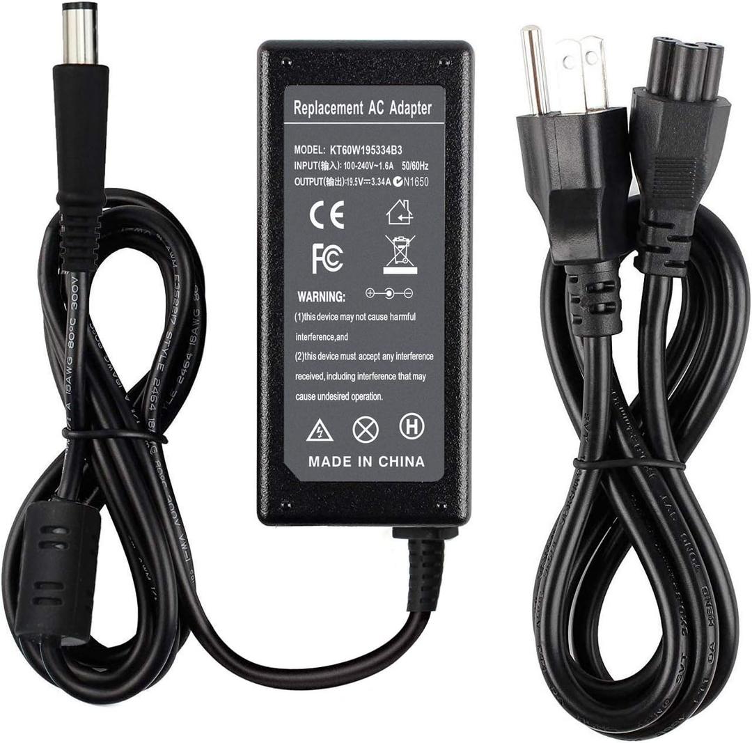 LA65NS2-01 65W Charger for Dell Latitude 7480 7490 7400 7390 5400 5480 5490 E5430 E6410 E5440 E5470 E6420 E6430 E6440 E6540 E7250 E7440 E7450 LA65NM130 19.5V 3.34A AC Adapter Power Supply Cord Laptop