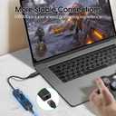 USB Hub 3.0 with Ethernet, Multi Port Hub Splitter for Laptop, Aluminum Multiple Extender for Laptop, USB to Ethernet Adapter Expander for MacBook Pro/Air, iMac