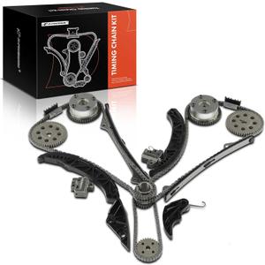A-Premium Engine Timing Chain Kit W/Sprocket & Tensioner & Guide Compatible with Kia Sedona 2006-2010, Amanti 2007-2009 & Hyundai Veracruz 2007-2012