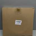 White PU Ceiling Medallions for Light Fixtures and Ceiling Fans, 12-2/8"OD x 4" ID x 1" P (Fits Canopies up to 7")