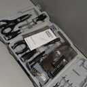 Hi-Spec 54pc General Household Tool Set  Home & Garage Hand Tool Kit with Toolbox Storage Case for DIY, Basic Repairs, Apartment, First-Time Homeowner & Everyday Home Maintenance (Gray)