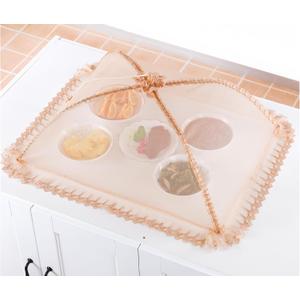 50x70cmLarge Premium Pop-Up Mesh Screen Food Cover Tent Umbrella, Reusable and Collapsible Outdoor Picnic Food Covers Mesh, Net Food Covers Keep Out Flies, Bugs, Mosquitoes, 3 Pack