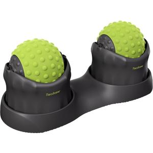 READAEER 2 Pack Massage Balls with Holder, Massage Roller Ball for Shoulders, Arms, Neck, Back and Feet