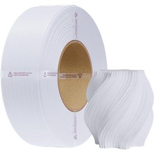 Creality PETG Filament Refill 1.75mm 1KG, No-Spool for Bambu Lab Reusable Spools, 3D Printer Filament High Precision 0.02mm, Odorless & Moistureproof, White