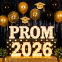 PROM Decorations 2026 Marquee Letters: Graduation Decorations Prom 2026 Light up Sign Marquee Letters Decorations for Class of 2026 High School College Party Supplies