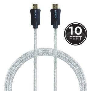 GE Pro 10ft. 4K HDMI Cable with Ethernet, Black