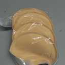 Nimiah Super Thick Push-up Inserts - Waterproof Breast Enhancer Add Cleavage in Swimsuits Sports Tops 2 Pairs Sew in Bra Cup (Beige)