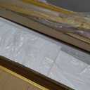 4 Layers Flower Display Stand with 16 Buckets Plant Stand with Wheels Heavy Duty Moving Flower Rack Cart Outdoor Floral Holder for Bar Patio Garden Florist (Gold Shelf & White Square Buckets)